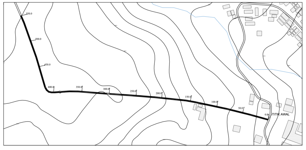 Contoh Gambar Kerja Perencanaan Jalan Lengkap Format AutoCAD